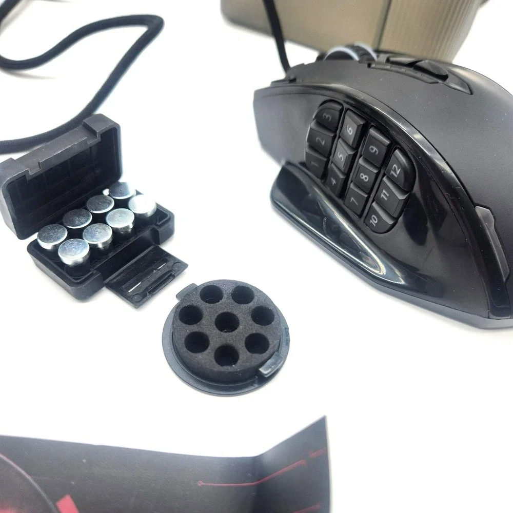 Redragon‎ M908 RGB Wired MMO Gaming Mouse 12400DPI 12-Button Macro USB PC